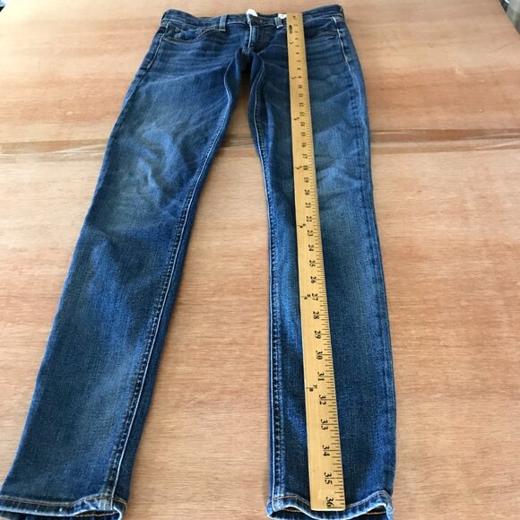 Rag & Bone Cate Mid Rise Skinny Jeans Women 26 Mid Rise Dark Wash Stretch 16297 - Picture 5 of 13